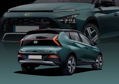 Hyundai Bayon Rear View