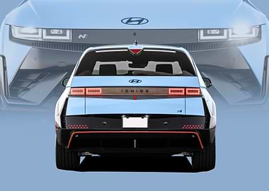 Hyundai Ioniq 5 N Rear View