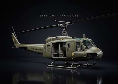 Bell UH-1 Iroquois Helicopter