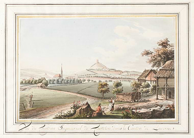 Pastoral Landscape with Castle and Village