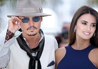 Johnny Depp and Penelope Cruz
