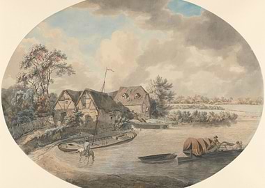 Riverside Mill and Boats