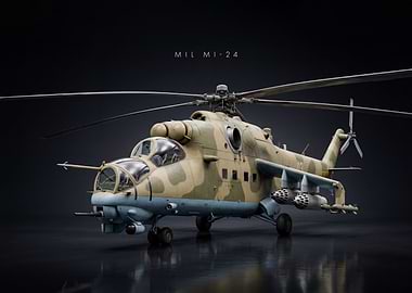 Mil Mi-24 Hind Helicopter