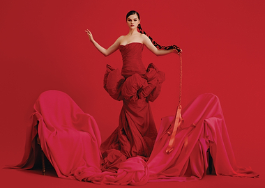 Selena Gomez in Red Gown