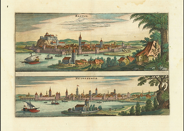 Vintage City Views: Ragusa and Negroponto