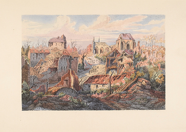 Ruined Cityscape with Churches