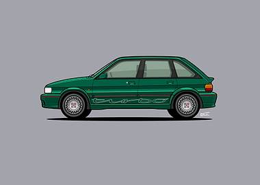 MG Maestro Turbo Illustration