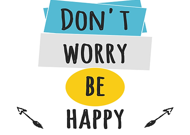 Don't Worry Be Happy Text Art