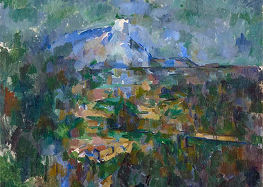 Mont Sainte-Victoire Landscape Painting