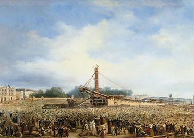 Monumental Crane and Crowd