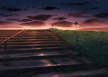 Stairway to Sunset Sky