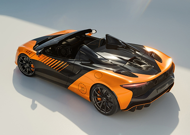 Orange and Black McLaren Convertible