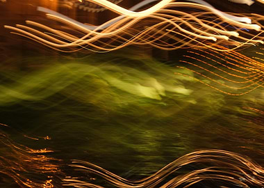 Abstract Light Trails