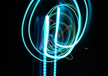 Abstract Light Trails