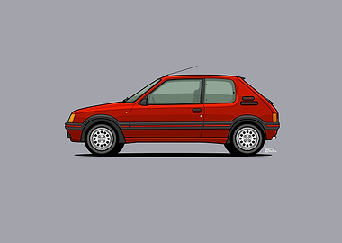 Peugeot 205 GTi 1.6 illustration