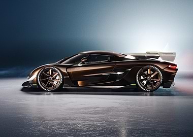Brown Koenigsegg Jesko Hypercar