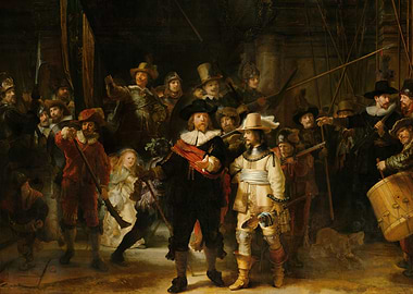 The Night Watch Painting