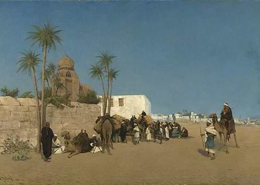 Caravan in an Eastern City