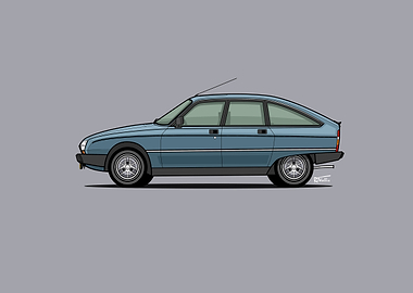 Citroen GS X3 Side Profile