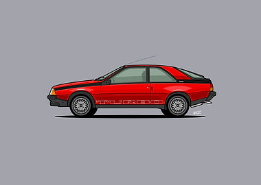 Fuego Turbo Car Illustration