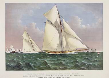 Yacht Race for America's Cup