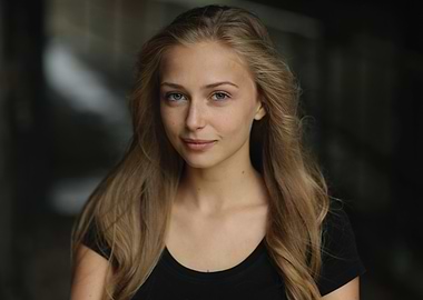 Sophie Simnett with Blonde Hair