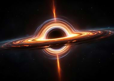 Glowing Black Hole with Accretion Disk