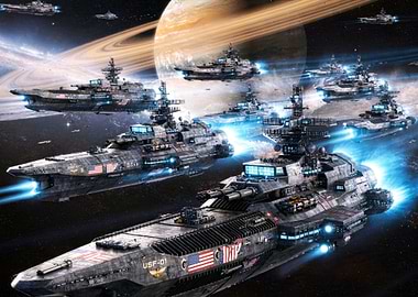 US Space Fleet Battleship Fleet