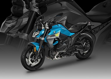Blue BMW R 1300 R Motorcycle