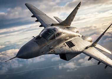Fighter Jet in Flight