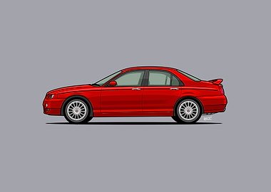 MG ZT Car Illustration
