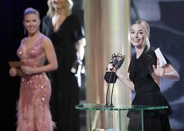 Margot Robbie and Scarlett Johansson at Awards