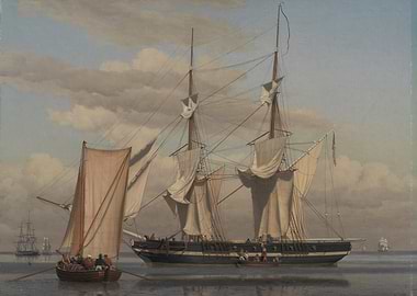 Sailing Ships on the Water