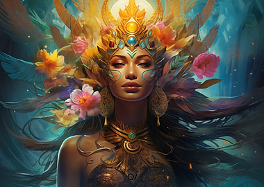 Celestial Forest Goddess