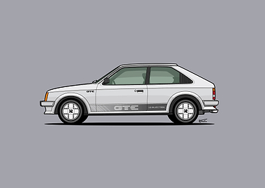 Mk1 Astra GTE Illustration