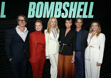 Bombshell Cast Poses for Photo