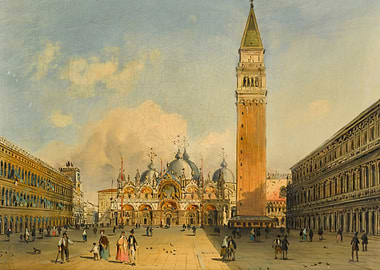 Venice Piazza San Marco Painting
