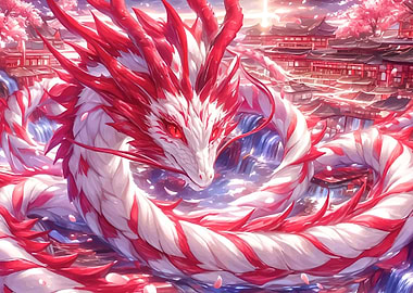 Dragon in Japanese Village