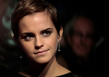 Emma Watson Close-Up Portrait