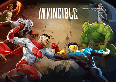 Invincible Characters Fighting