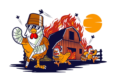 Chicken Barn Fire Rescue