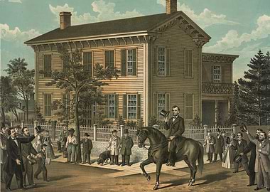 Abraham Lincoln on Horseback