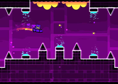 Geometry Dash Character Flying