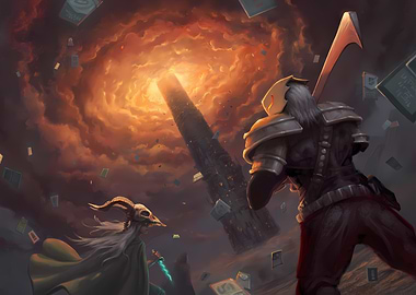 Fantasy Battle in a Cosmic Storm