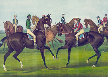Horse Race with Jockeys