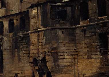 Ancient Stone Architecture Detail