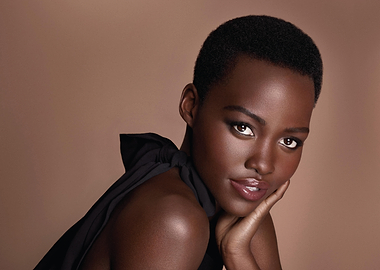 Lupita Nyong'o in Black Dress
