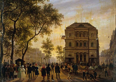 19th Century Parisian Street Scene