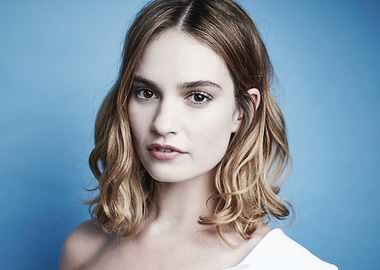 Lily James Portrait