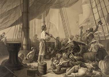 Sailors on a Ship Deck